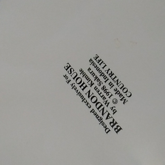 Country Life 1 Dinner Plate Brandon House Sakura Stoneware - Picture 7 of 8